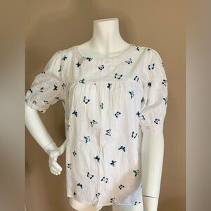 Jane and Delancey cotton butterfly top.